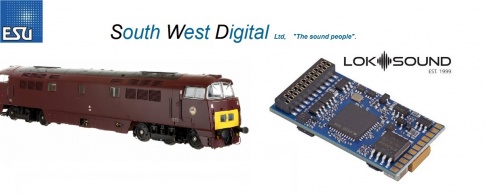 South West Digital Class Diesel, Class 52,Western  Sopund Decoder 21pin